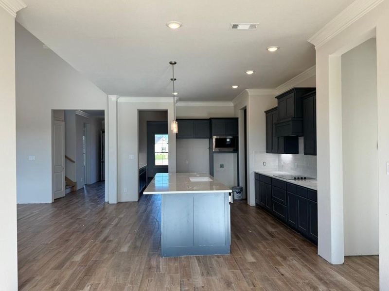 Furnished interior view inside a new home in Rocky Top, Krum (Image 6).