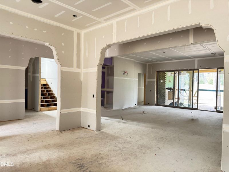 Dining Room View To Family Room