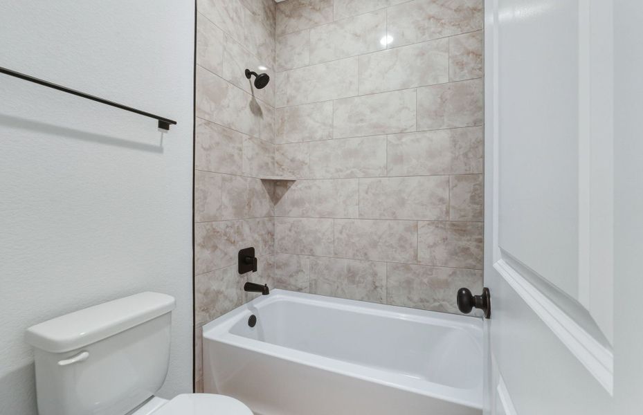 Furnished interior view inside a new home in Saddleback at Santa Rita Ranch, Liberty Hill (Image 16). Furnished interior view inside a new home in Saddleback at Santa Rita Ranch, Liberty Hill (Image 16).