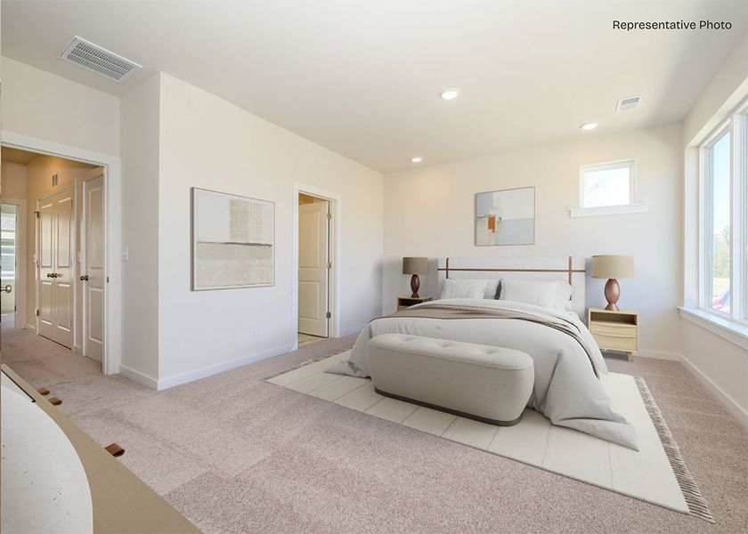 Furnished interior view inside a new home in Central Living at Craig, Charlotte (Image 6).