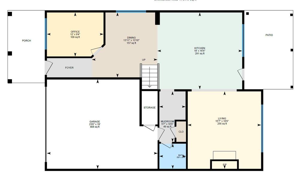 2D floor plan layout of this home in , Ravenel, SC (Image 4).