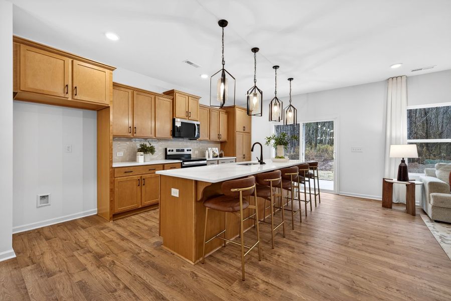 Furnished interior view inside a new home in Nathans Ridge, Lillington (Image 3).