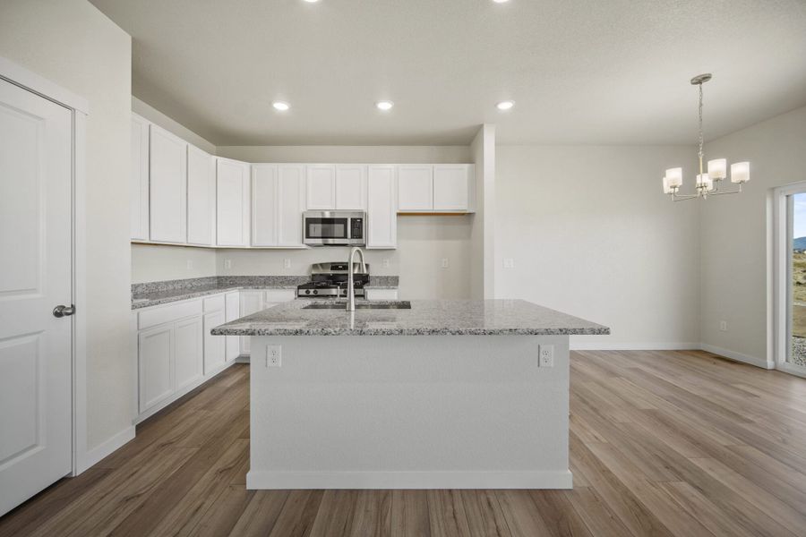 Representative furnished interior of a home built from the Sage by View Homes in The Glen, Colorado Springs (Image 11). Representative furnished interior of a home built from the Sage by View Homes in The Glen, Colorado Springs (Image 11).