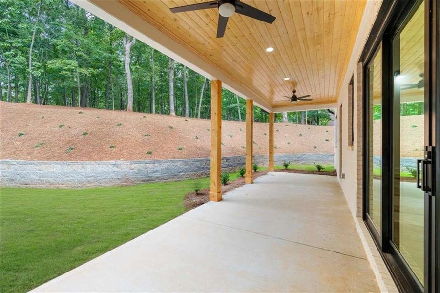 Exterior details and patio area of a home in , Cornelia (Image 36).