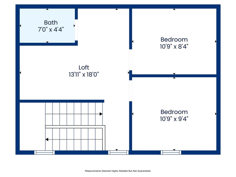 2D floor plan layout of this home in , Cedar Creek, TX (Image 3).