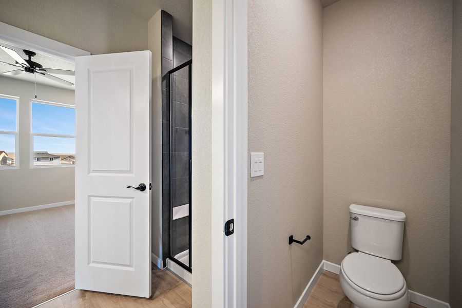 Furnished interior view inside a new home in Trails at Aspen Ridge-3, Colorado Springs (Image 16).