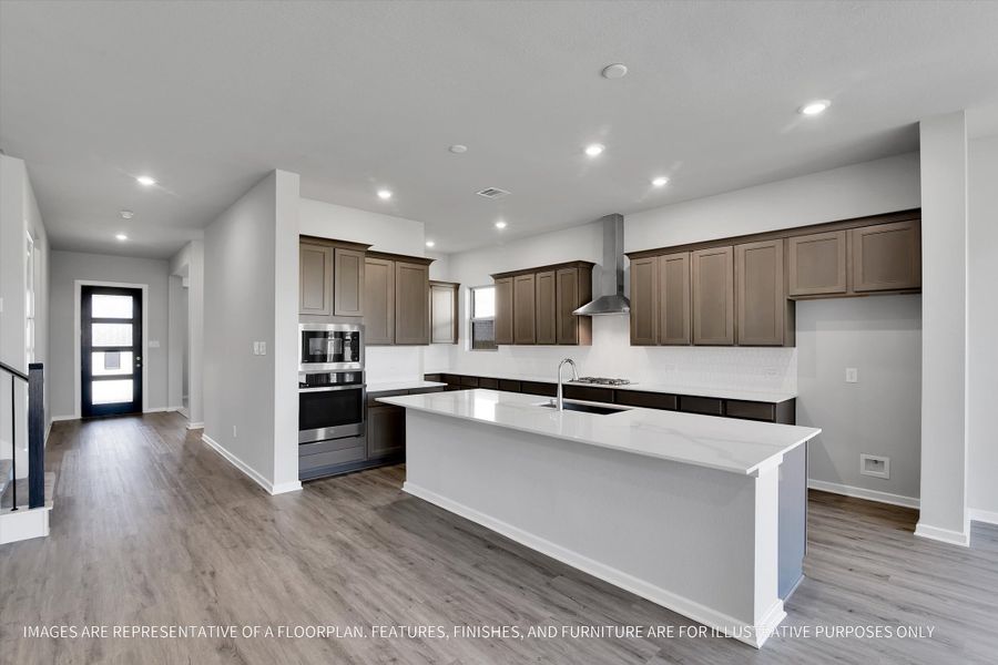 Furnished interior view inside a new home in Sunterra 50s, Katy (Image 6).