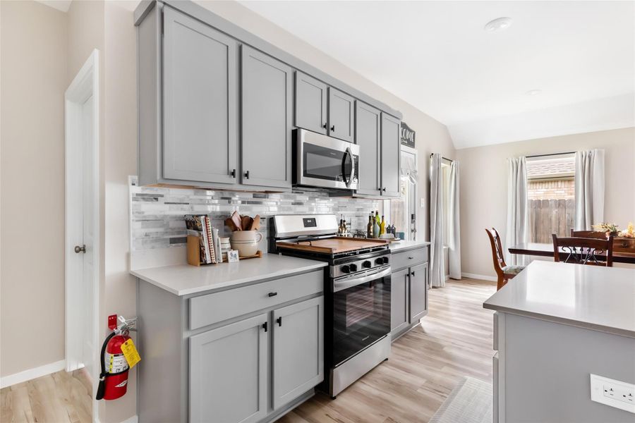 Furnished interior view inside a new home in Pinewood at Grand Texas, New Caney (Image 13).