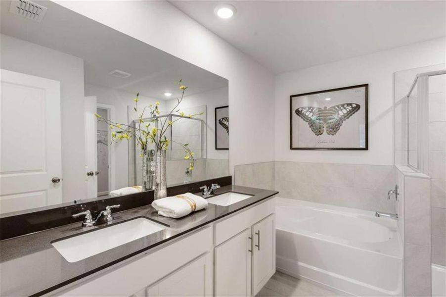 Furnished interior view inside a new home in , Conyers (Image 28).