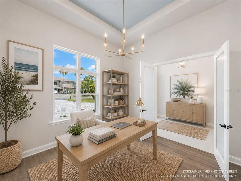 Furnished interior view inside a new home in , Palm Coast (Image 13).