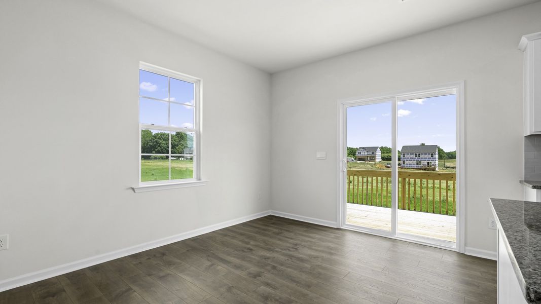 Spacious, unfurnished interior of a new home in The Landing at Summerhaven, Mebane (Image 12).