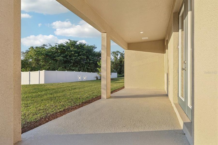 Exterior details and patio area of a home in Tyson Reserve, St. Cloud (Image 4). Exterior details and patio area of a home in Tyson Reserve, St. Cloud (Image 4).