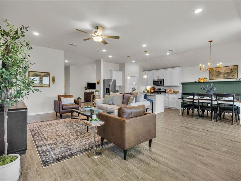 Furnished interior view inside a new home in , Providence Village (Image 18).