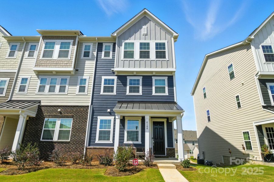 Front exterior of a new home in , Fort Mill, SC, highlighting curb appeal (Image 19).