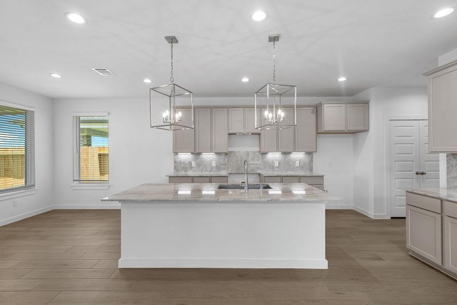 Furnished interior view inside a new home in Grand Mason Crossing, Katy (Image 7).