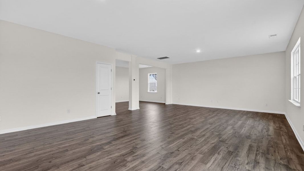 Spacious, unfurnished interior of a new home in Shahbain Reserve, Raeford (Image 24). Spacious, unfurnished interior of a new home in Shahbain Reserve, Raeford (Image 24).