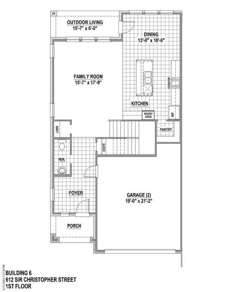 1st Level Floor plan