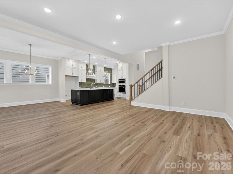 Spacious, unfurnished interior of a new home in North Creek Village, Huntersville (Image 18).