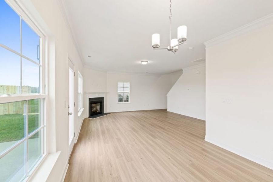Spacious, unfurnished interior of a new home in Miller's Reserve, Greensboro (Image 41). Spacious, unfurnished interior of a new home in Miller's Reserve, Greensboro (Image 41).