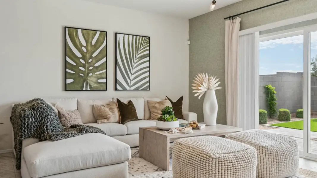 Furnished interior view inside a new home in Heartland Ranch, Coolidge (Image 3).