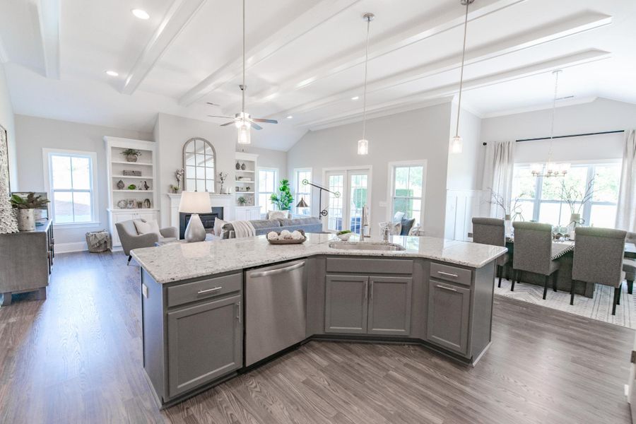 Representative furnished interior of a home built from the Helmsley by Bill Clark Homes in The Sanctuary at Sunset Beach, Sunset Beach (Image 11). Representative furnished interior of a home built from the Helmsley by Bill Clark Homes in The Sanctuary at Sunset Beach, Sunset Beach (Image 11).