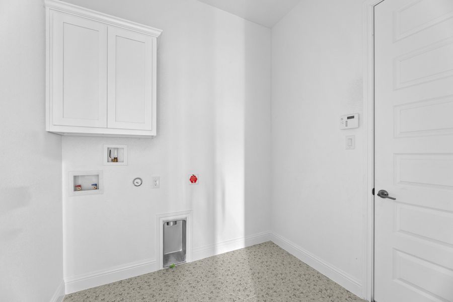 Representative unfurnished interior of a home built from the Wildwood SE by Sandlin Homes in Settler's Glen, New Fairview (Image 26).