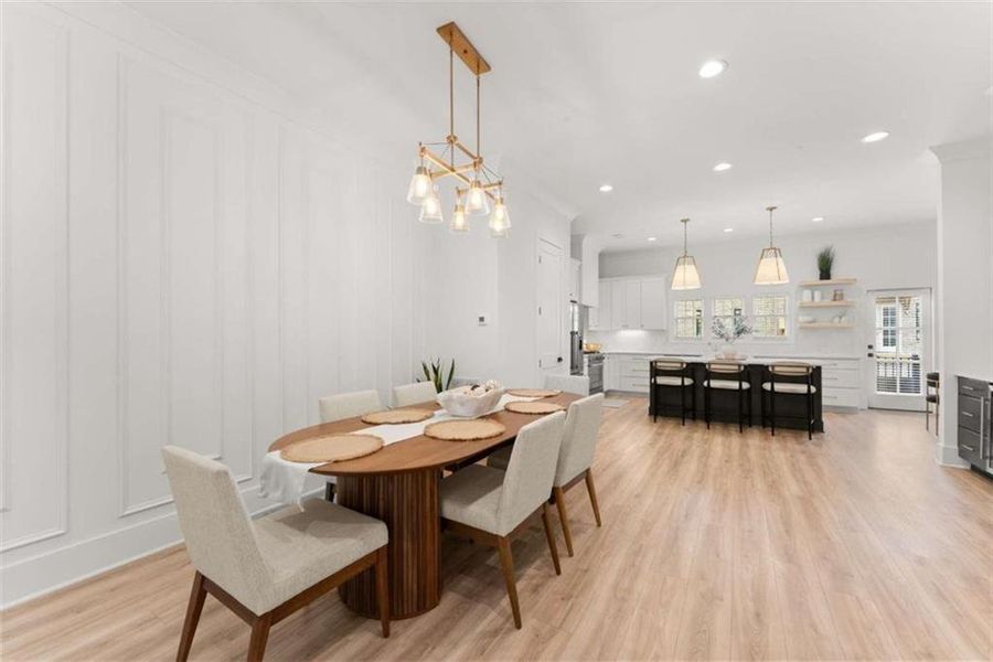 Furnished interior view inside a new home in , Sugar Hill (Image 17).
