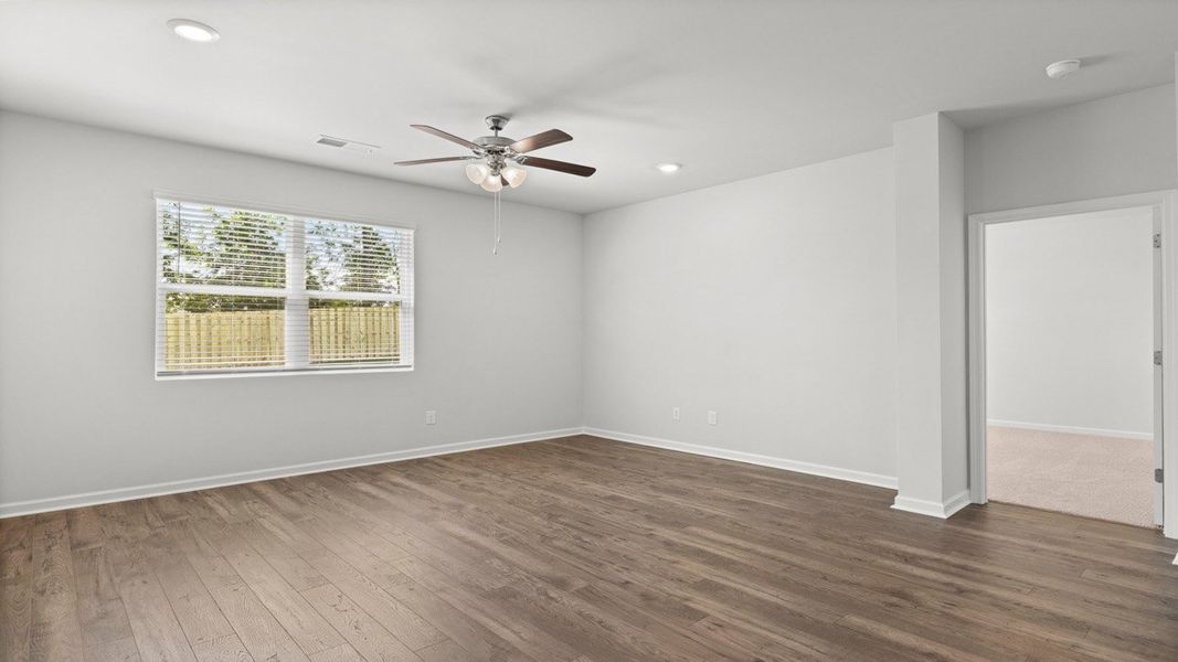 Spacious, unfurnished interior of a new home in Captain's Corner, Grovetown (Image 17). Spacious, unfurnished interior of a new home in Captain's Corner, Grovetown (Image 17).