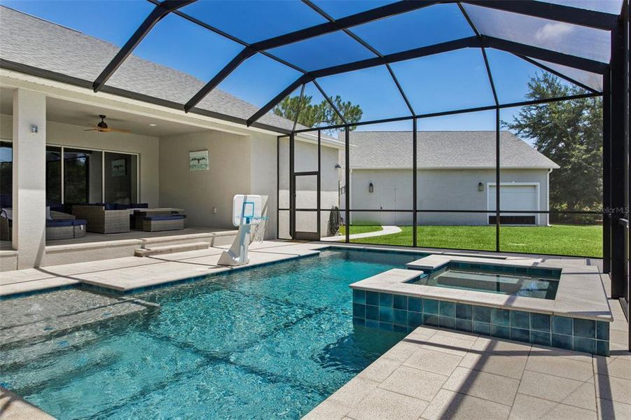 Exterior details and patio area of a home in , Wesley Chapel (Image 29).