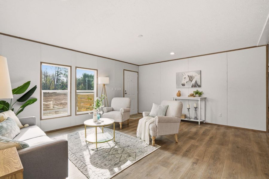 Furnished interior view inside a new home in , St. Stephen (Image 9).