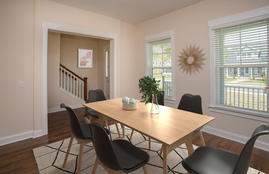 Representative furnished interior of a home built from the Harper by Hunter Quinn Homes in Horry County Homes, Myrtle Beach (Image 7).