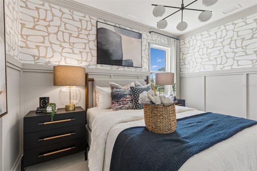 Furnished interior view inside a new home in Grand Park, Sarasota (Image 18).