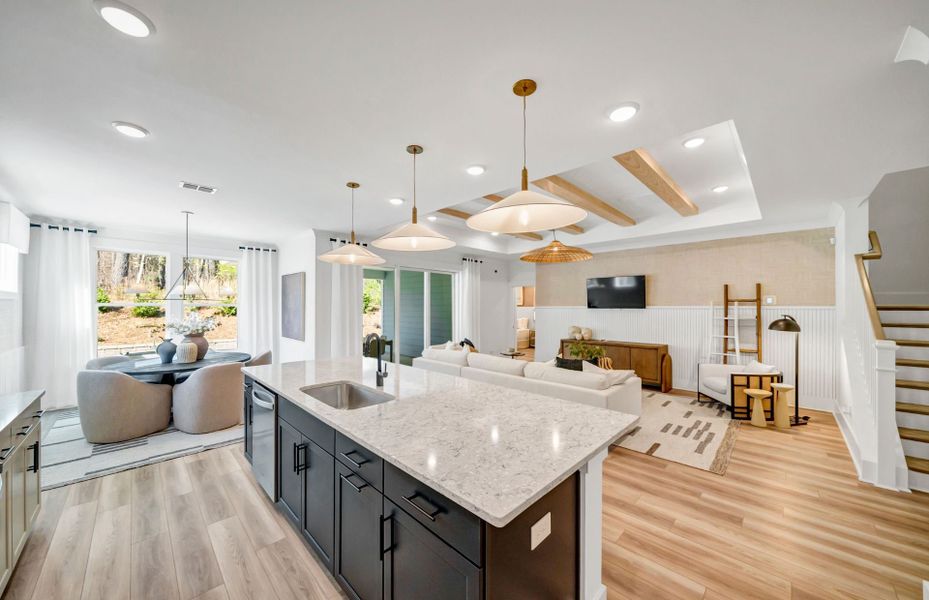 Furnished interior in a model home at Grand Arbor in Blythewood (Image 24).