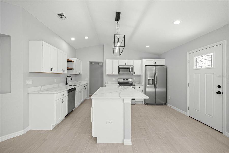 Furnished interior view inside a new home in , Dunnellon (Image 7).