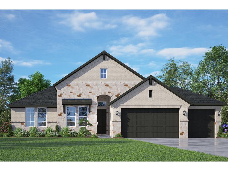 The Edward B with 3-Car Garage The Edward B with 3-Car Garage