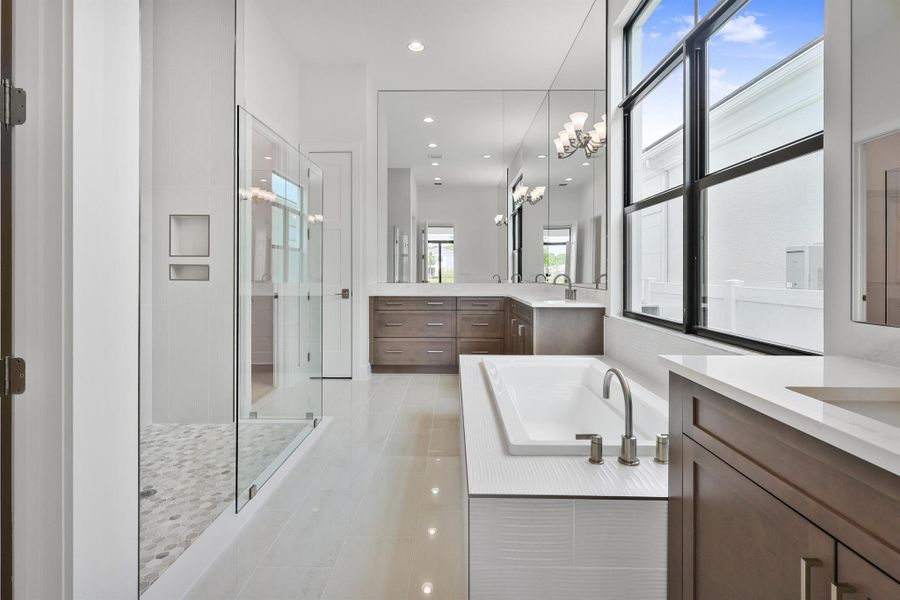 Furnished interior view inside a new home in Artistry Palm Beach, Palm Beach Gardens (Image 18). Furnished interior view inside a new home in Artistry Palm Beach, Palm Beach Gardens (Image 18).