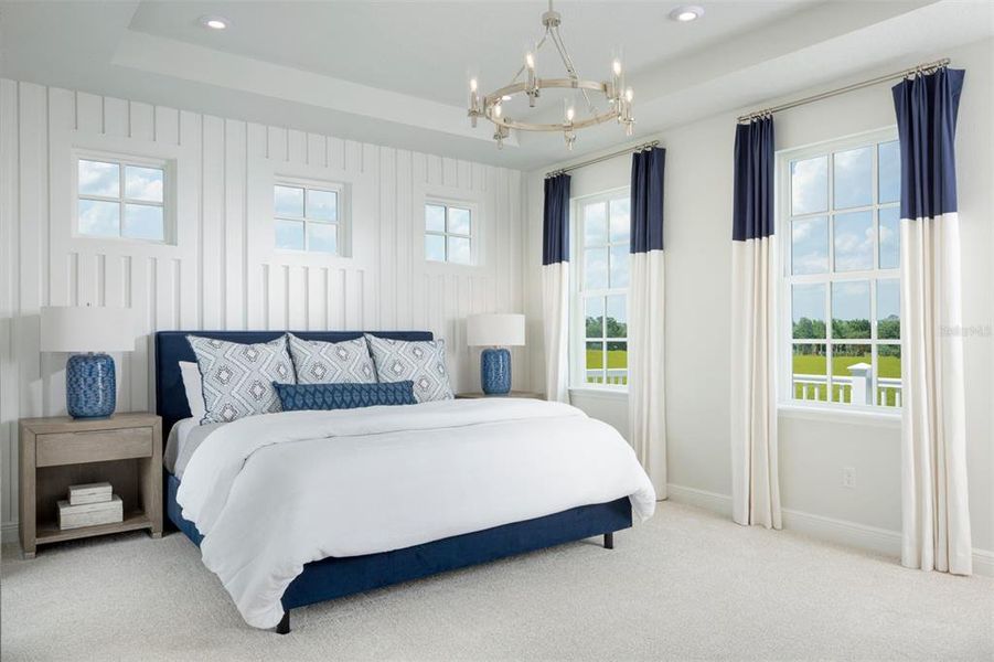 Furnished interior view inside a new home in Celebration - Island Village, Celebration (Image 6). Furnished interior view inside a new home in Celebration - Island Village, Celebration (Image 6).