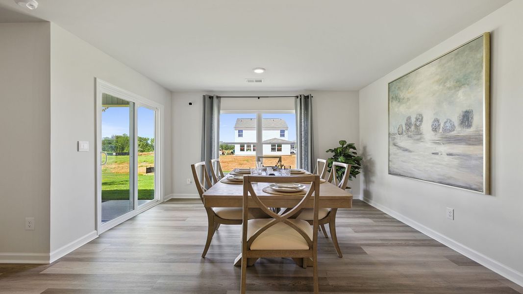 Representative furnished interior of a home built from the Aria by D.R. Horton in Rocky River Ridge, Anderson (Image 24).