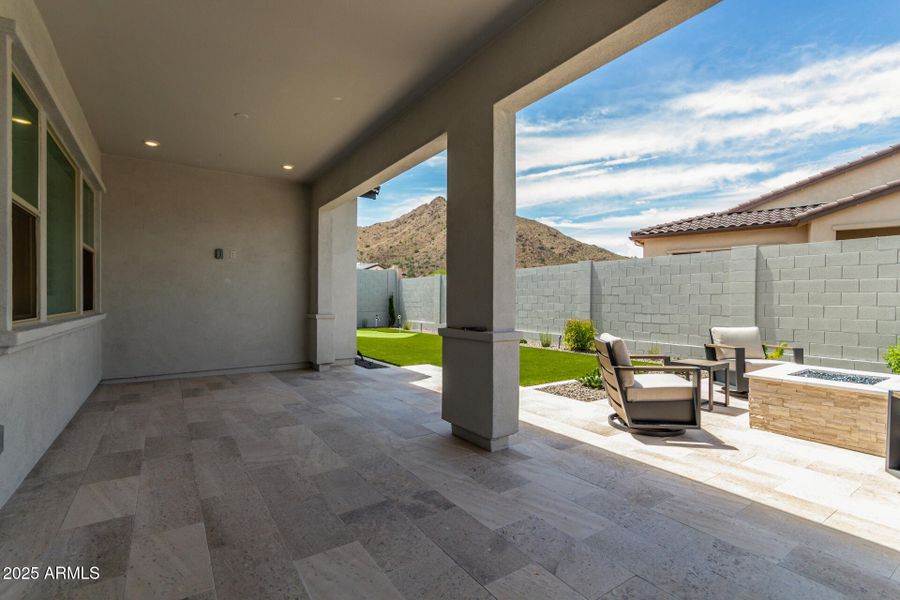 Tiled Patio & Mountain View Tiled Patio & Mountain View