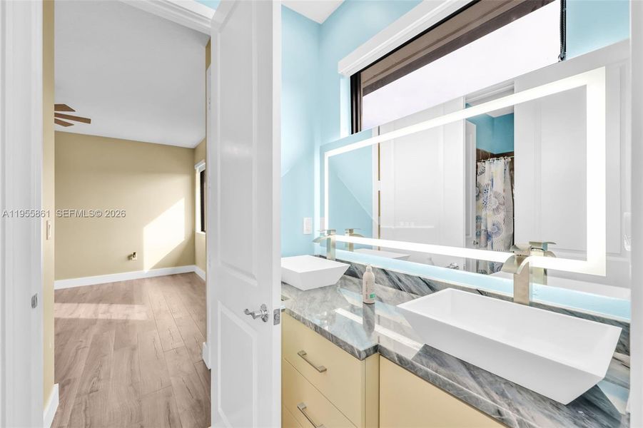 Furnished interior view inside a new home in , Ave Maria (Image 15).