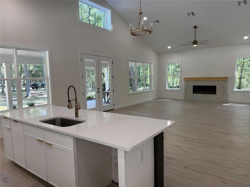 Furnished interior view inside a new home in , Dunnellon (Image 12).