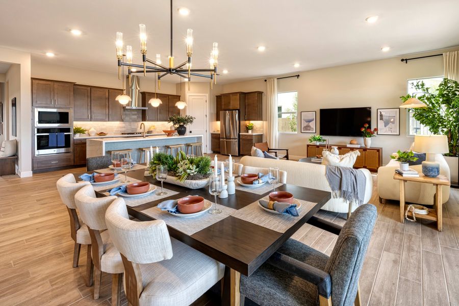Furnished interior view inside a new home in Waterston Central, Gilbert (Image 8).