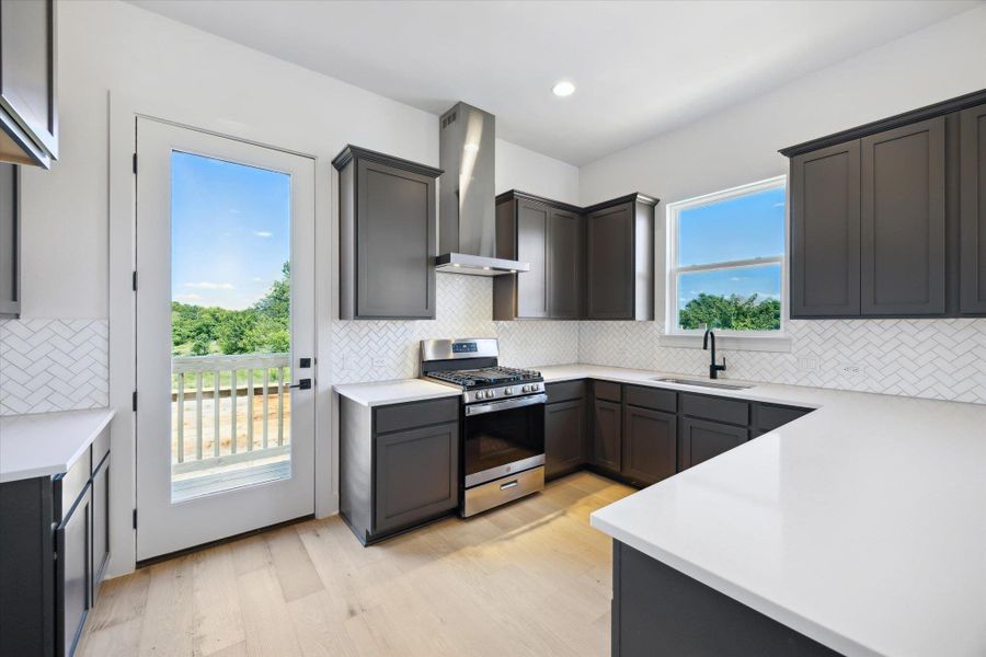 Furnished interior view inside a new home in Chester Ranch Place, Round Rock (Image 8). Furnished interior view inside a new home in Chester Ranch Place, Round Rock (Image 8).