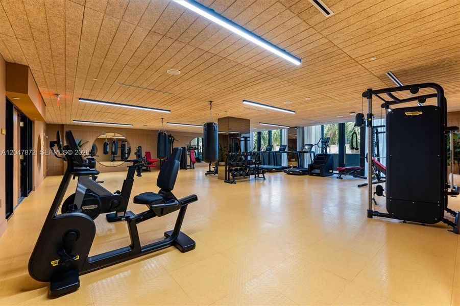State of the art fitness center State of the art fitness center
