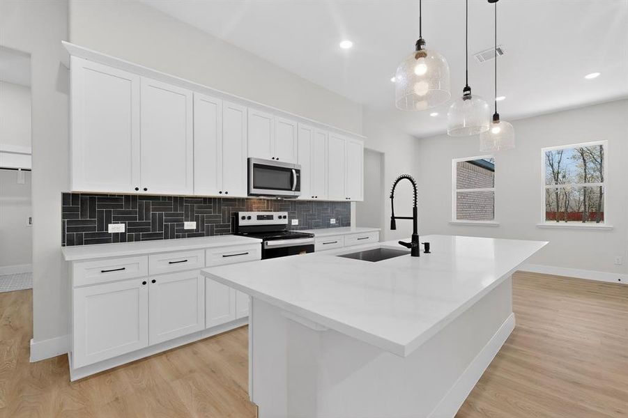 Furnished interior view inside a new home in , Greenville (Image 14).