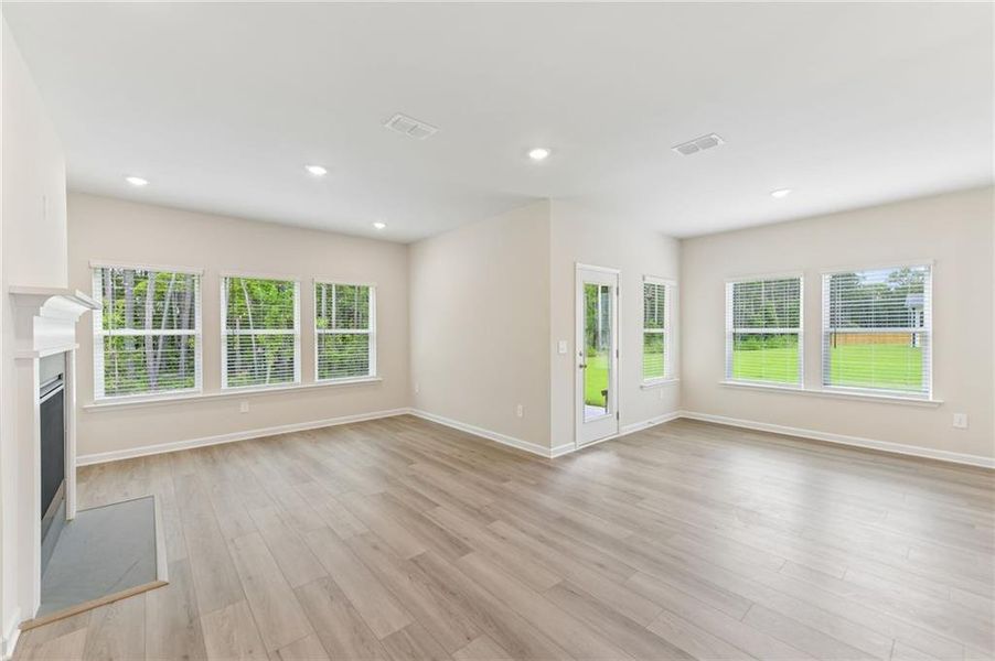 Spacious, unfurnished interior of a new home in Parkside at Grayson, Grayson (Image 23).