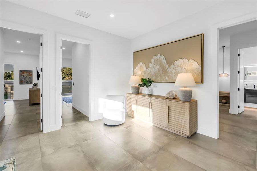 Furnished interior view inside a new home in , Sarasota (Image 21).