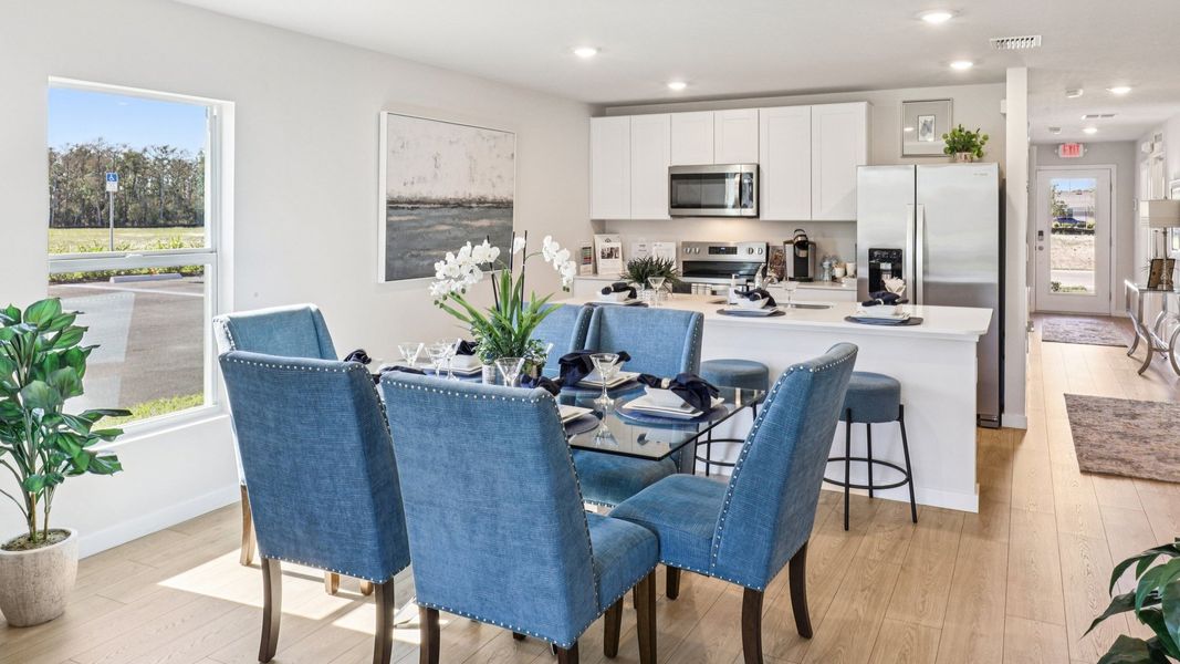 Furnished interior view inside a new home in Asher Park, Lehigh Acres (Image 12).