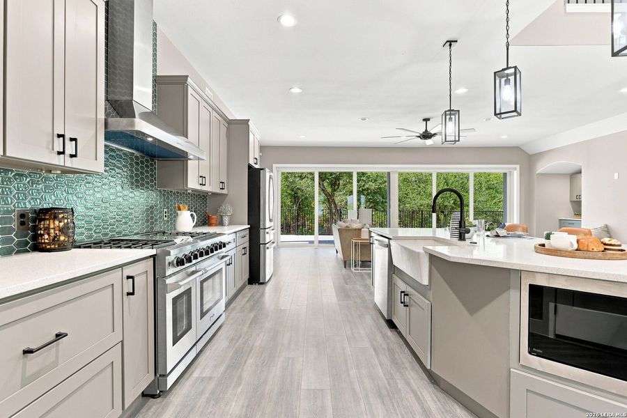 Furnished interior view inside a new home in , San Antonio (Image 13).