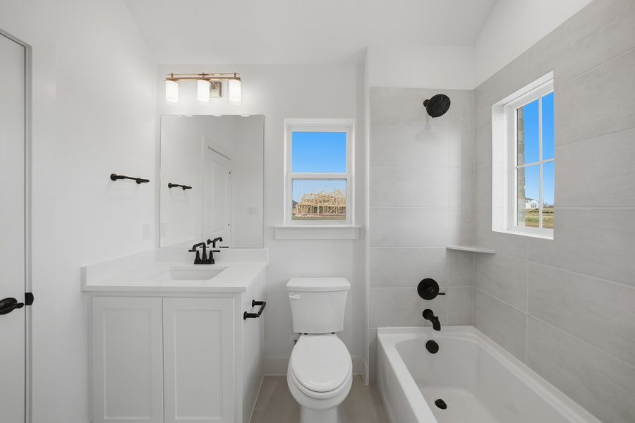 Furnished interior view inside a new home in Park Place - 80' Lots, Prosper (Image 14). Furnished interior view inside a new home in Park Place - 80' Lots, Prosper (Image 14).